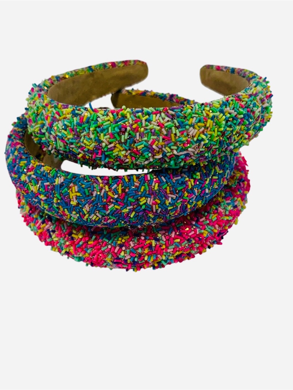 Girls Headbands, Sprinkle, set of 3